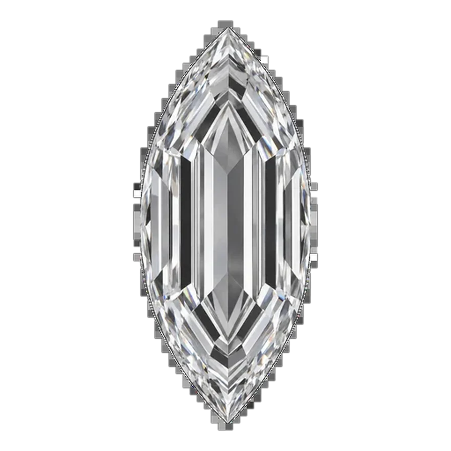 Marquise step — White