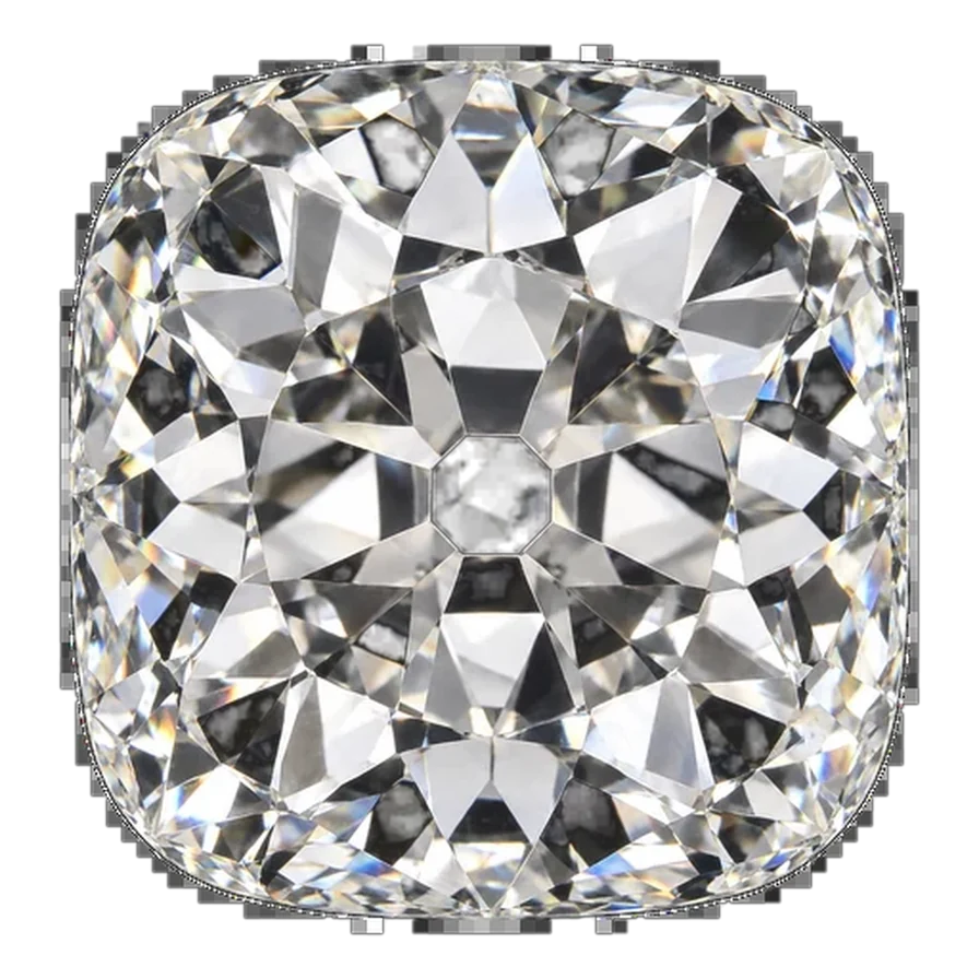 Champagne old mine cut laboratory-grown diamond, IGI certified